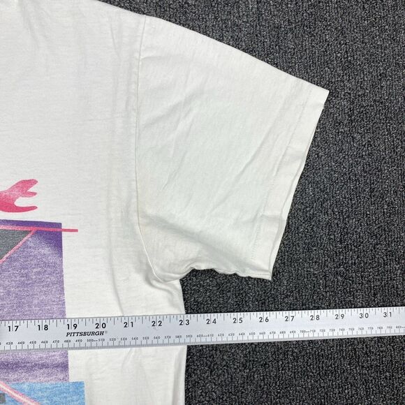 No Time Out Workout T Shirt Retro In Motion Single Stitch Y2K Men’s Size XL - Picture 5 of 7